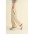 thumbnail image 4 of Miou Muse - High Rise Raw Hem Crop Wide Leg Pant - (29" Inseam) - MMP623, 4 of 10