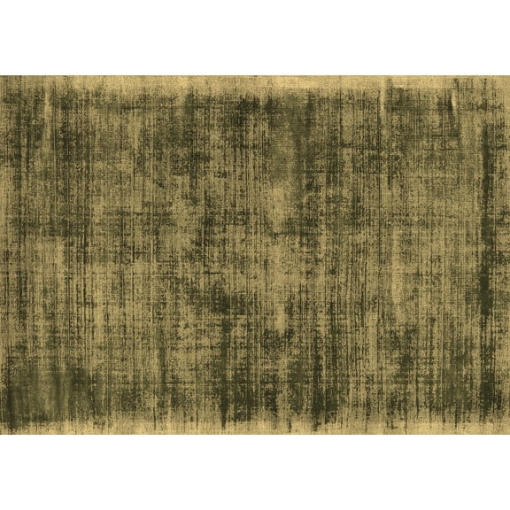 Ahgly Company Indoor Rectangle Abstract Brown Contemporary Area Rugs, 5' x 7'