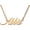 Gold Color- Abbie, variant on Name Tag Necklaces for Her His Friends Familys Relationship Memory Jewelry Gift[k6006]