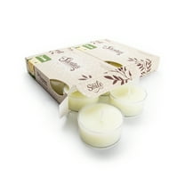 Pure Jasmine Tealight Candles Multi Pack - 12 Yellow Premium Scented Tea Lights - Essential & Natural Oils - Shortie's Candle Company