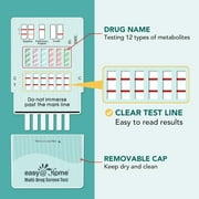 Easy@Home 12 Panel Urine Drug Test Kit, 6 Pack