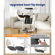 VOCIC Sit to Stand Lift for Seniors, One-Step Standing Aid Transfer Unit with Wheels, Home Use
