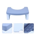 thumbnail image 1 of OULII Toilet Foot Stool Adult PP Blue Bathroom Furniture Safety Assurance 1Pack, 1 of 8