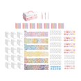 thumbnail image 4 of Abbracc Card Sticker Set with Storage Box Goo Card Toy Materials Homemade Keychain Small 140pcs, 4 of 9