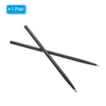 thumbnail image 3 of 1 Pair Wood Drumstick Anti Slip Handle Grips 5A Black Drum Stick Wood Tip, 3 of 6