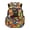 Black Cat Hippie Flower, variant on Black Leaf Raven Print 17 Inch School Bookbag for Kids Backpack Spacious Schoolbag for Elementary Student Casual Daypack with Multi-Pockets Travel Knapsack for Boys