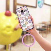 LYM-Phone Case For Samsung Galaxy S9/SM-G9600, Protective Solid Color Personality Cute Anti-knock Youth Soft Case Dirt-resistant Funny Cartoon Bracelet Creative Waterproof Ring