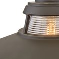 thumbnail image 5 of 1191DZ-Hinkley Lighting-Troyer - 12W 1 LED Outdoor Medium Post Mount Lantern-22.25 Inch Tall and 14 Inch Wide-Aged Zinc Finish, 5 of 7