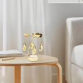 thumbnail image 1 of tredstone Christmas Tea Light Rotary Candlesticks Candle Holder Metal Xmas Home Decor Feather, 1 of 9
