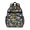 Football and Sneaker Black Pattern, variant on Football and Hexagon Green Pattern Cute School Backpack Bag for School with Padded Back and Adjustable Shoulder Straps 15.25"x11.5"x5.25"
