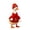 C, variant on 7Inch Desk Goose Outfits, Mini Desktop Goose Clothes Accessories Set for Goose Statue, Knitted Sweater with Hat for Christmas Holiday and Small Animal Decor