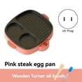 thumbnail image 2 of Electric Omelette Pan Barbecue Pan Electric Cooker Multifunction Non-Stick Hotpot Steamer Steak Frying B US Plug, 2 of 8