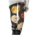 thumbnail image 2 of Lolmot Women Casual Warm Thermal Leggings Stretchy Slim High Waist Seamless Corset Sweatpants Halloween Print Butt Lifting Tight Leggings, 2 of 5