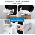 thumbnail image 5 of Rugerasy 15,000 BTU Portable Air Conditioner,Cools 850 Sq.Ft,3 Modes (Cool/Fan/Dehumidify),24-Hour Timer,Remote,Easy-Install Window Kit for Indoor, 5 of 7
