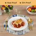 thumbnail image 4 of Summer Ocean Round 13 Inch Placemats Set of 2, Nautical Coastal Fish Food Wine Crab Retro HeatResistant Non Slip Place Mats for Dining Table, Wipeable Braided Kitchen Table Mats for Housewarming, 4 of 9