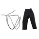 thumbnail image 1 of Pantalones de muñeca masculina 1/18, mini pantalón largo de pierna ancha, deportes atléticos, pantalones de figura masculina, disfraz para figuras de negro, 1 of 7