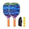 thumbnail image 2 of Pickleball Paddles Pickleball Racquets 4 Pickleballs and Carry Bag Pickleball Rackets for Kids Indoor and Outdoor Tournament, 2 of 9