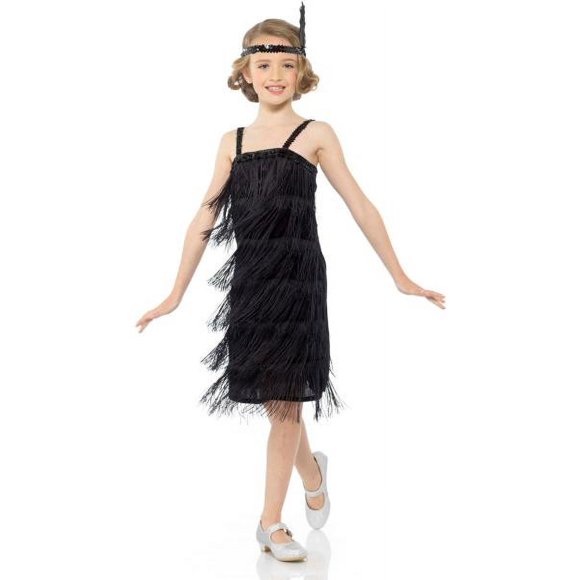 Black Flapper Dress Costume | 20s | Childrens Costumes
