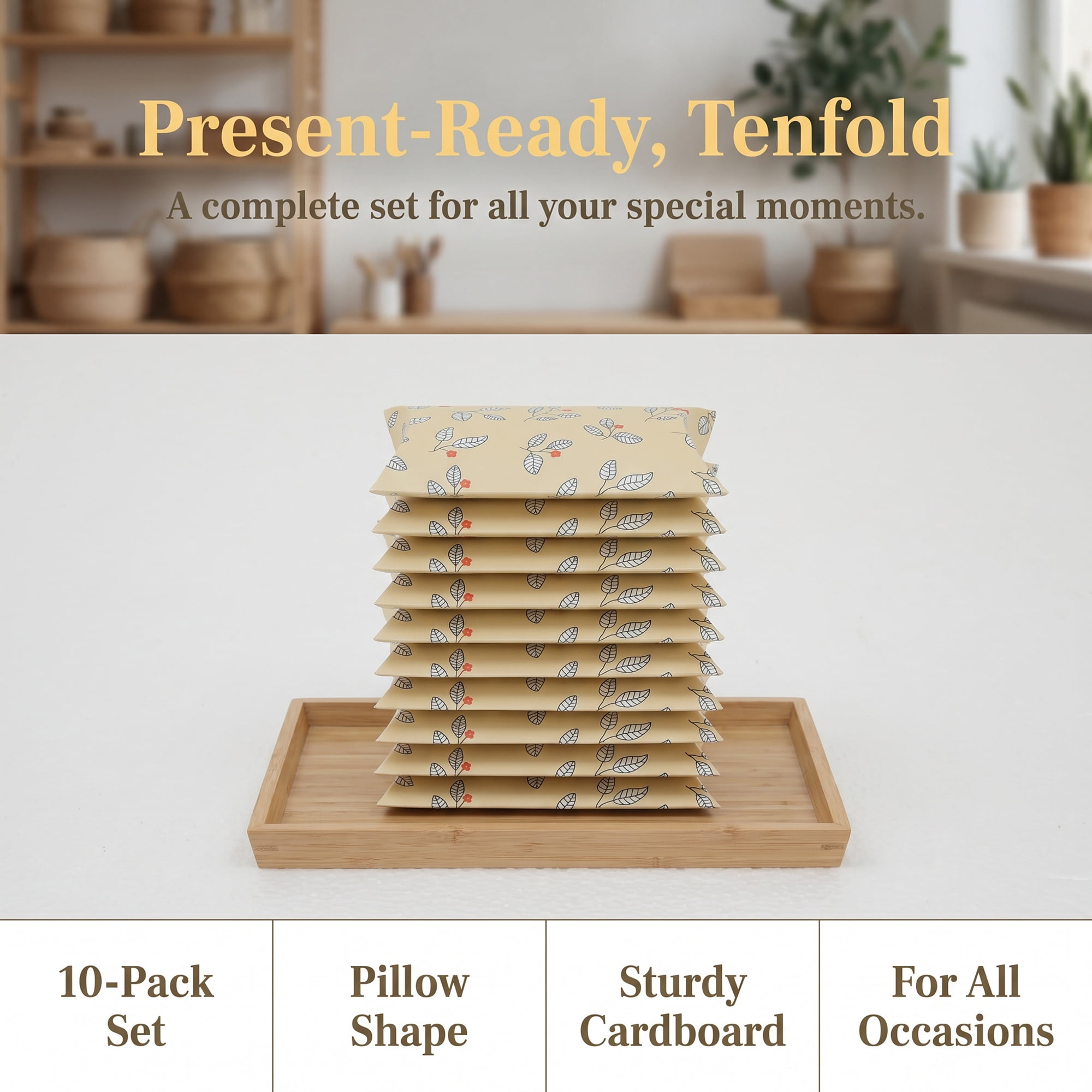 Unique Bargains 10Pcs Elegant Tiny Empty Slim Treat Gift Box Yellow 5.5"x3.9"x1.1"