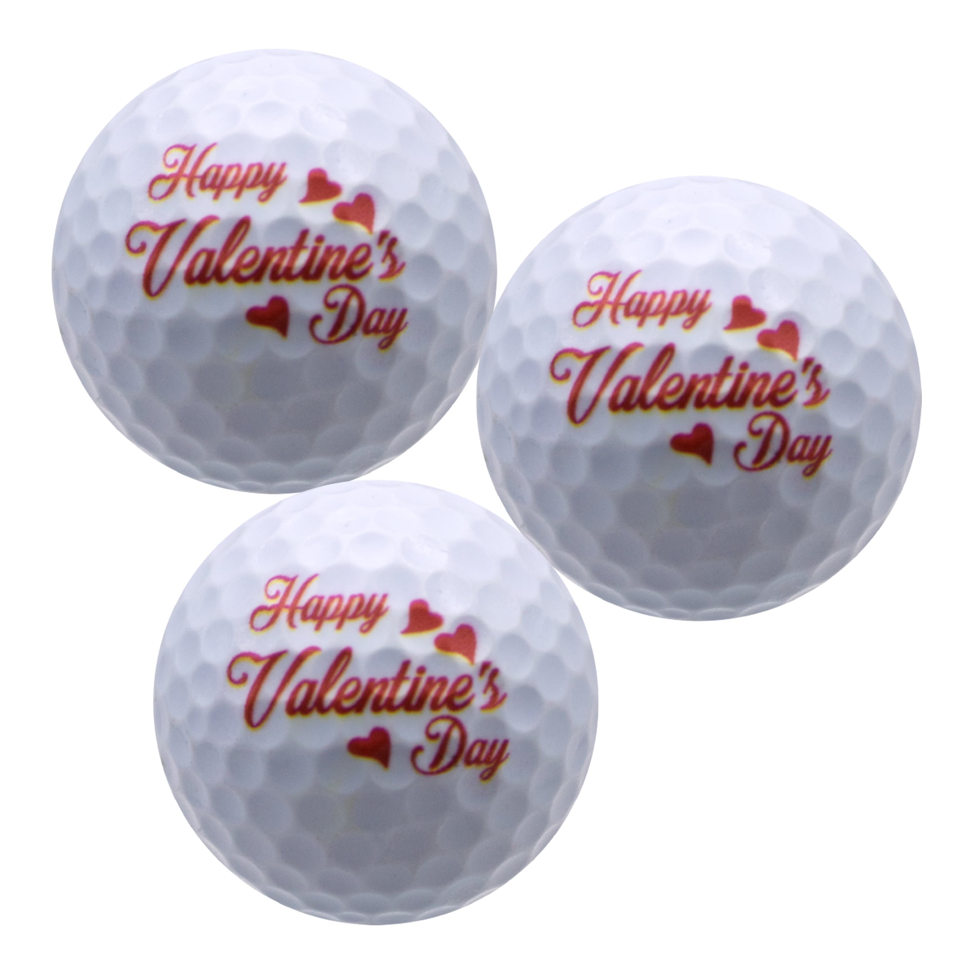 Happy Valentines Day Golf Balls, 12 pack by GBM GOLF