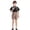 Black, variant on Conairie Toddler Baby Boy Gentleman Outfit Short Sleeve Shirts Bowtie Suspender Shorts Set Clothes Black 18-24 M