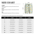 thumbnail image 3 of Balery Daisies Flowers Pantalones cortos de pijama de punto de algodón para hombre con cinturilla y bolsillos-3X-Large, 3 of 6