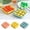 Yellow, variant on sruoe Ice Cube Trays, Ice Cube Trays Plastic Small Cubes, Portable Ice Cube Molds for Freezer Clearance, Ice Container, Rose