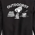 thumbnail image 3 of Peanuts - Outdoorsy Snoopy - Toddler & Youth Crewneck Fleece Sweatshirt, 3 of 6