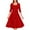 Red, variant on Elegant Dresses for Women with Bow Tie Half Sleeve Wedding Guest Dress Flowy A Line Square Neck Holiday Party Dresses 2026 Red L