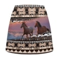 thumbnail image 6 of KEIAHUAN Western Horse Tennis Skirt for Women Breathable Elastic Golf Skirts for Women Stylish Lightweight Golf Clothes for Womens Athletic Skirt with Shorts Pocket, 6 of 7