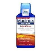 Mucinex Fast-Max Cold & Sinus Liquid 6 oz (Pack of 3)