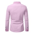 thumbnail image 6 of Kakii Men's Dress Shirts Long Sleeve Wrinkle-Free Business Casual Button Down Shirt, 6 of 6