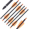 thumbnail image 3 of AMEYXGS 100% Pure Carbon Arrows 7.5" Crossbow Bolts Archery Hunting-12pcs, 3 of 5