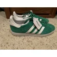 thumbnail image 2 of Ad-id-as Gazelle Mens Shoes Size 9 US Green Suede White Stripes, 2 of 6