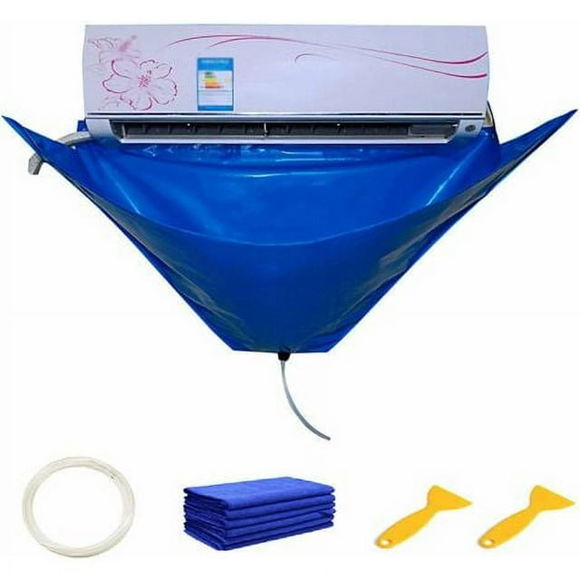 Kit de Nettoyage de Climatiseur Mural pour Unités 1.5P, Comprend Tuyau 2.4M, Protège et Nettoie