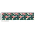 thumbnail image 2 of Ambesonne Flamingo Fabric by the Yard Upholstery, Tropic Nature Wildlife, 1 Yard, Multicolor, 2 of 4