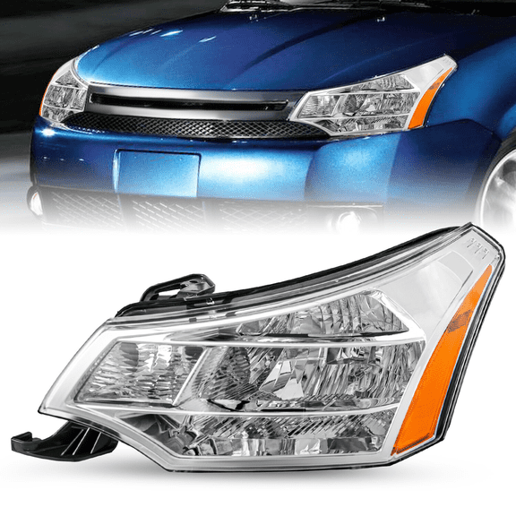 Titans Motors Headlight for 2008–2011 Ford Focus S/SE/SES/SEL Factory Style Left Driver Side