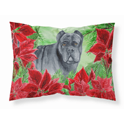 Cane Corso Poinsettas Fabric Standard Pillowcase-30 x 20.5-
