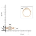 thumbnail image 4 of ANGARA Natural 0.5 Ct. Diamond Vintage Inspired Engagement Ring in 14K Rose Gold for Women (Ring Size: 3.5), 4 of 9