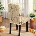 thumbnail image 6 of TSOVTHRID Rooster Chicken Duck Floral Print 5 Pcs Table Cloth with Chair Covers Set Easy-Clean Elastic Rectangle Tablecloth with Seat Slipcover Set for Home Restaurant Hotel Decor, 6 of 7