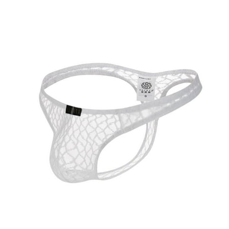 

Mens Underwear New Men Low-Waisted Transparent Lace Men S Underpants T-Back Underwear