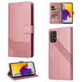 thumbnail image 1 of Allytech Samsung Galaxy A72 Wallet Case, Magnetic Folio Protective Wallet Pocket Credit Slots Retro Flip PU Leather Card Holder Kickstand Cover For Samsung Galaxy A72 5G/4G,
Rosegold, 1 of 14