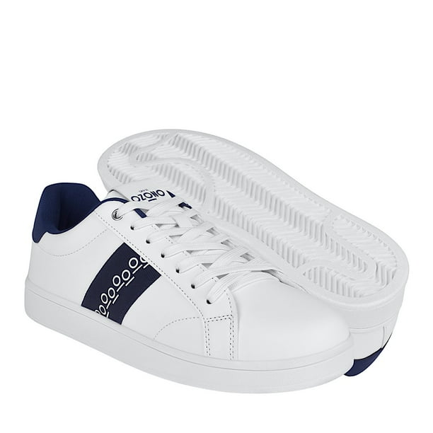 TENIS CASUALES CABALLERO CAPA DE OZONO 611701 SIMIPIEL BCO