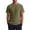 M423 Green, variant on Tfken Summer T-Shirts For Men Solid Color Crew Neck Short Sleeve Knitted Tops Casual Daily Wear Male Soft Shirts Beige