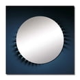 thumbnail image 2 of Designart "3D Fractal Universe Exploration I" Fractals Square Mirror For Wall Decor - Large Blue Square Printed Wall Mirror Art - Square Transitional Mirror - Wall Mounted Square Large Mirror, 2 of 5