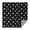 Black Planet Moon, variant on Black White Tiny Skull Pattern Square Tablecloth,Waterproof Square Table Cover,Wipeable Spillproof Washable Table Cover for Home Kitchen Party Decor 52"x52"(132x132cm)
