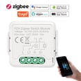 thumbnail image 1 of Amdohai Zigbee Smart Switch Module 100-240V Home Automation Module Tuya APP Remote Control Timing Group Sharing Smart Home Voice Control Work With Google Assistant/Alexa/Siri, 1 of 9