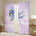thumbnail image 2 of Manfei Vintage Dragonfly Insect Black Out Curtains, Rustic Farmhouse Animal Curtains Pack of 2 (42x63 Each), Teens Kids Adult Bedroom Curtains, Curtains and Drapes Bedroom Decor, 2 of 6