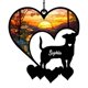 thumbnail image 1 of Xchenda cuelga un monumento personalizado con nombre, regalo de recuerdo para la pérdida de un perro, adorno conmemorativo para la pérdida de un perro, regalo de condolencias., 1 of 8