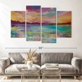 thumbnail image 7 of Elephant Stock Rainbow Skies Wall Art - Horizontal Multi Panel Canvas - Living Room Wall Decor - Beach Multi Panel - Turquoise And Purple Decor By Emily Louise Heard - 68" x 42", 7 of 7